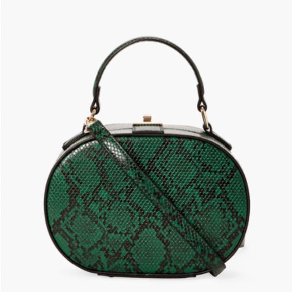 NWT Snake Green Crossbody Bag - Picture 4 of 7